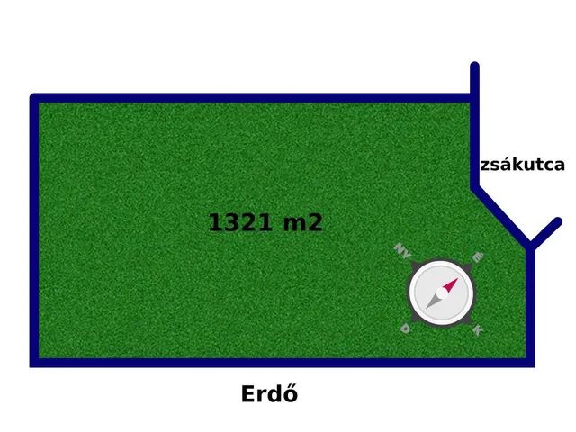 Eladó telek Székesfehérvár 1321 nm