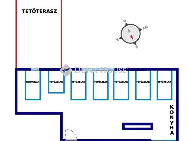 Kiadó kereskedelmi és ipari ingatlan Székesfehérvár 56 nm