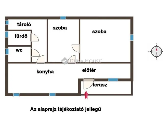 Eladó ház Tabajd 48 nm