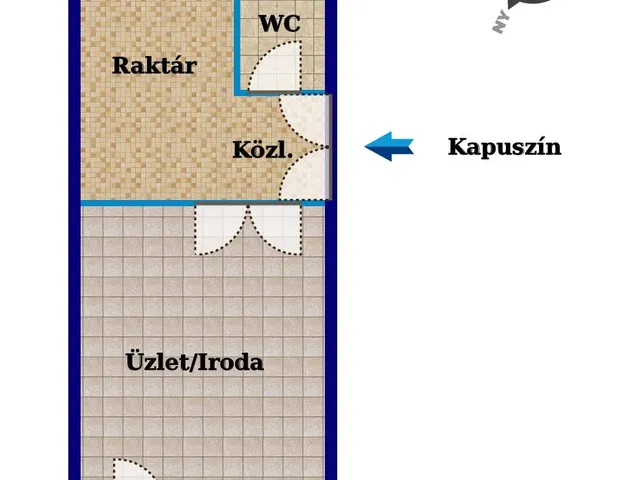 Kiadó kereskedelmi és ipari ingatlan Szombathely 36 nm