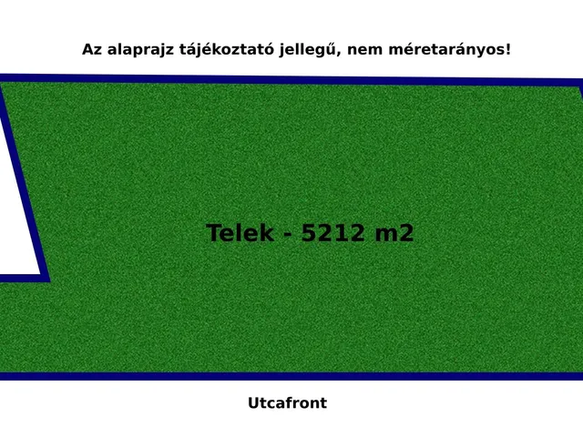 Eladó telek Vasvár 5212 nm