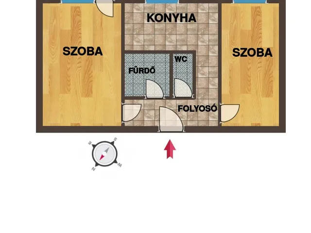 Kiadó lakás Szombathely 49 nm