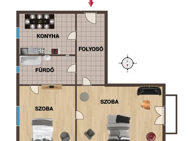 Eladó lakás Sárvár 54 nm