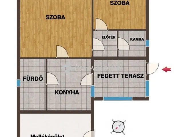 Eladó ház Rábahidvég 54 nm