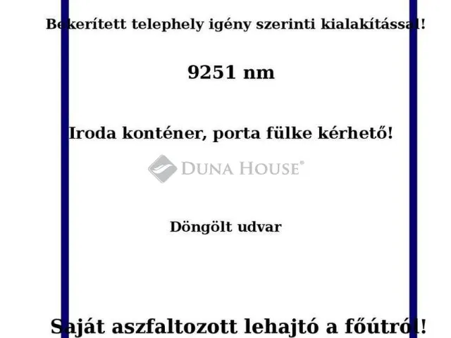 Kiadó telek Kecskemét 9251 nm