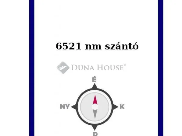 Eladó telek Kecskemét 6521 nm