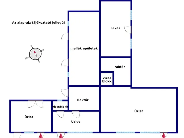 Kiadó kereskedelmi és ipari ingatlan Izsák 400 nm