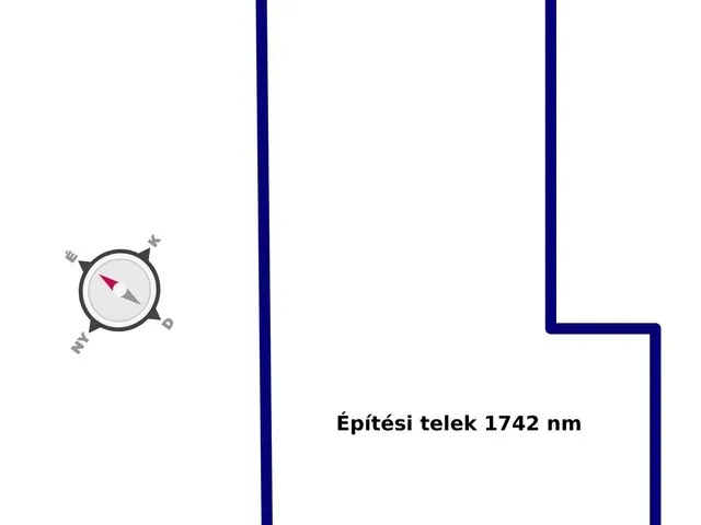 Eladó telek Ballószög 1742 nm