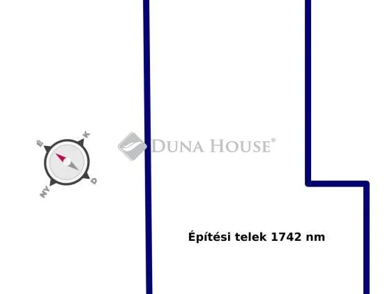 Eladó telek Ballószög 1742 nm