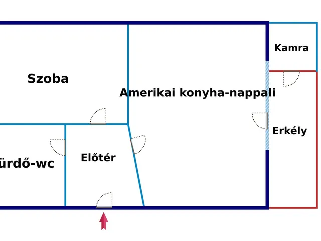 Kiadó lakás Kecskemét 46 nm