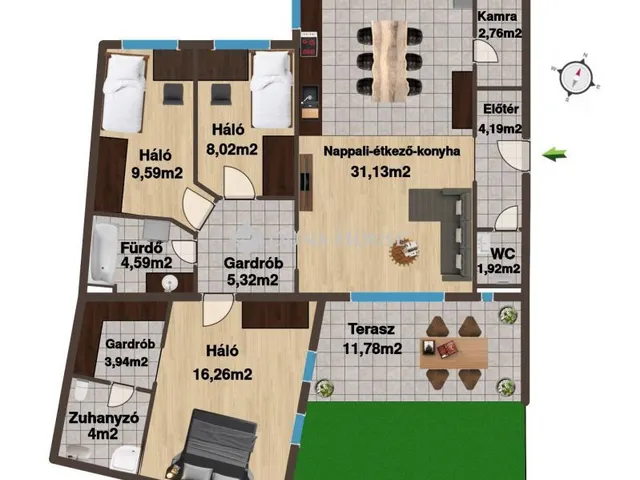 Eladó lakás Kecskemét 132 nm