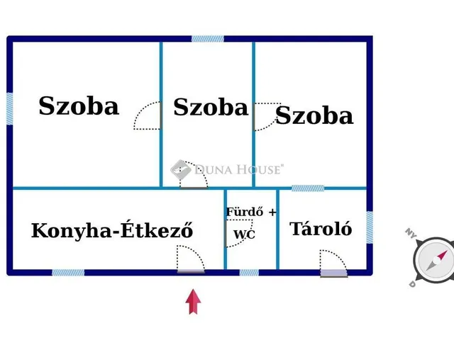 Eladó ház Tiszaalpár 82 nm