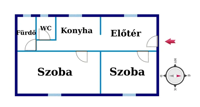 Eladó ház Kiskunfélegyháza 64 nm