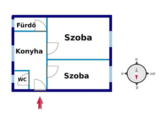 Eladó ház Kiskunfélegyháza 38 nm