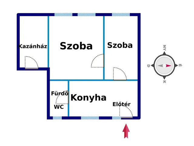 Eladó ház Kiskunfélegyháza 44 nm