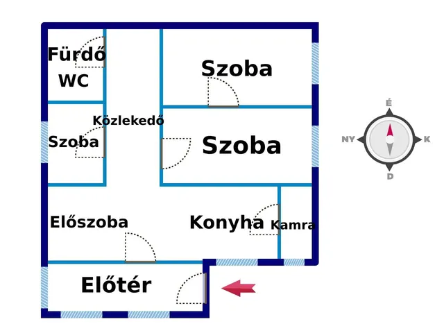 Eladó ház Kiskunfélegyháza 60 nm