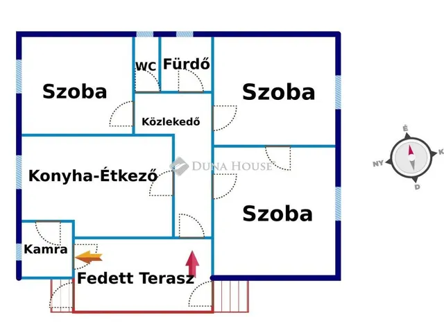Eladó ház Pálmonostora 84 nm