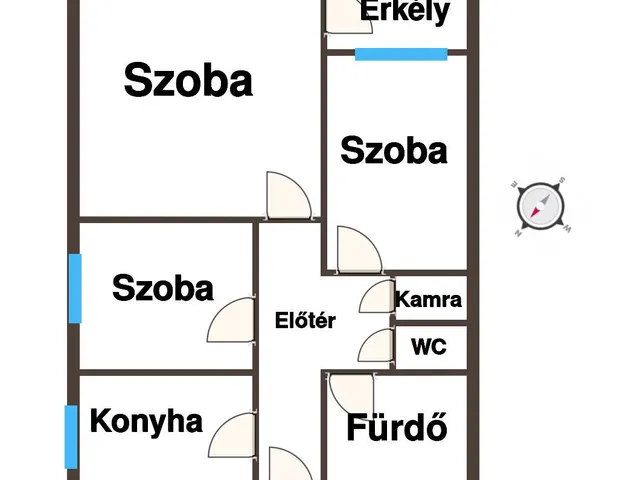 Eladó lakás Kiskunfélegyháza 54 nm