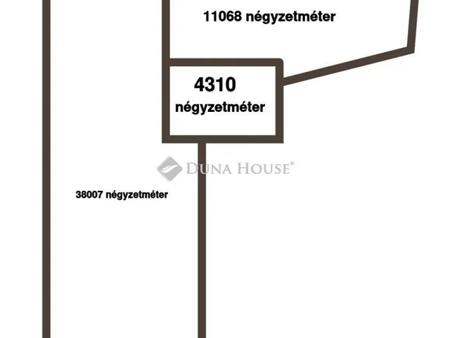 Eladó telek Pálmonostora, Lehegődűlő 11068 nm