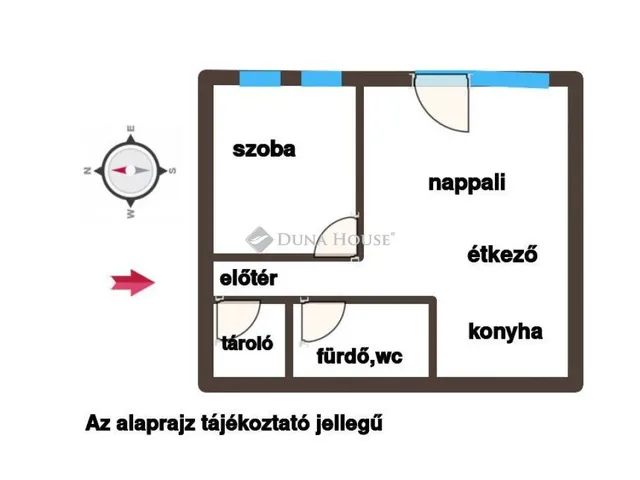 Eladó lakás Debrecen, Egyetem sugárút 43 nm