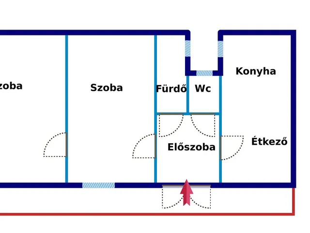 Kiadó lakás Zalaegerszeg 67 nm