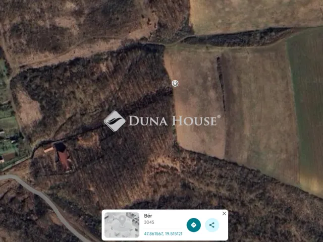 Eladó telek Bér, Petőfi út 2614 nm