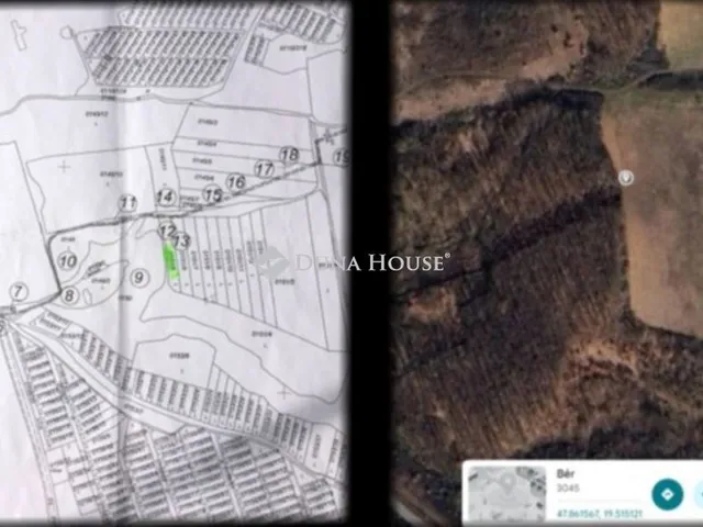 Eladó telek Bér, Petőfi út 2614 nm