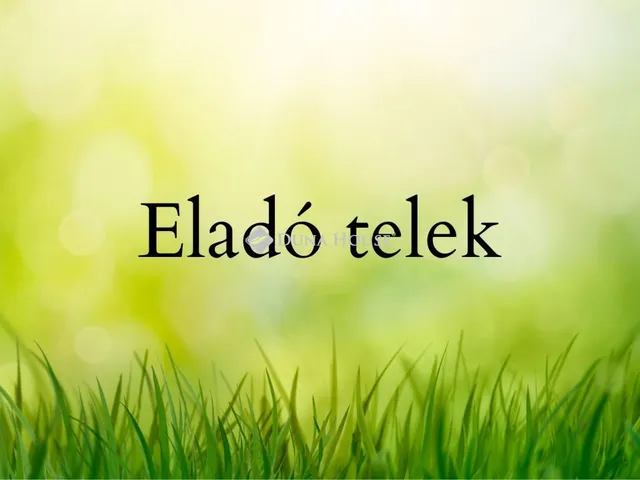 Eladó telek Annavölgy 829 nm