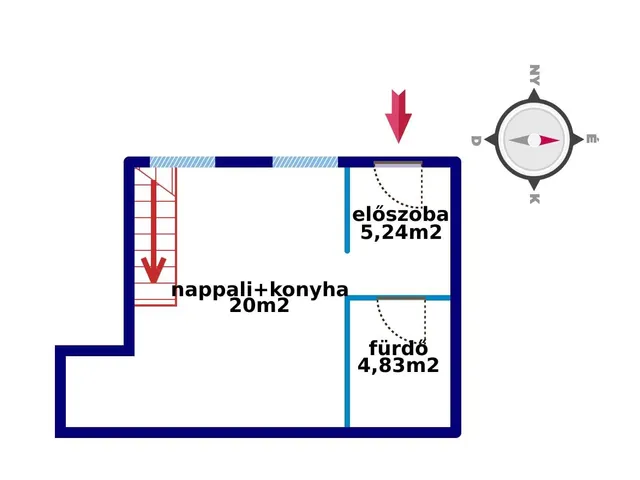 Eladó lakás Budapest VI. kerület 52 nm