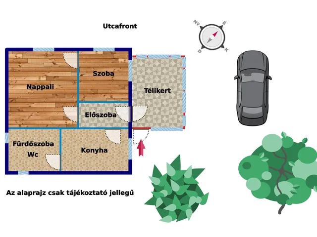Eladó ház Makád 60 nm