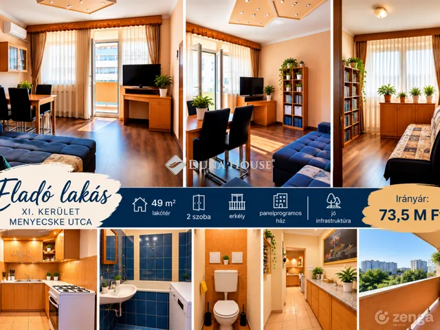 Eladó lakás Budapest XI. kerület 49 nm