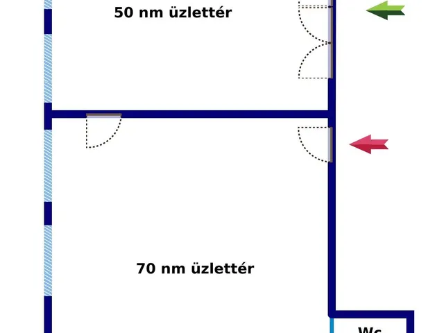 Kiadó kereskedelmi és ipari ingatlan Pécs 125 nm