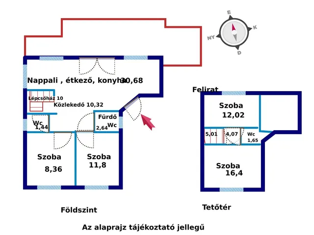 Eladó ház Pogány 107 nm