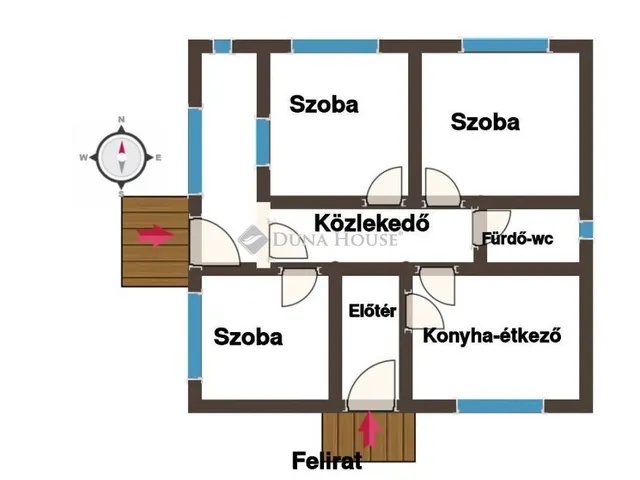 Eladó ház Kétújfalu, Rákóczi utca 69 nm