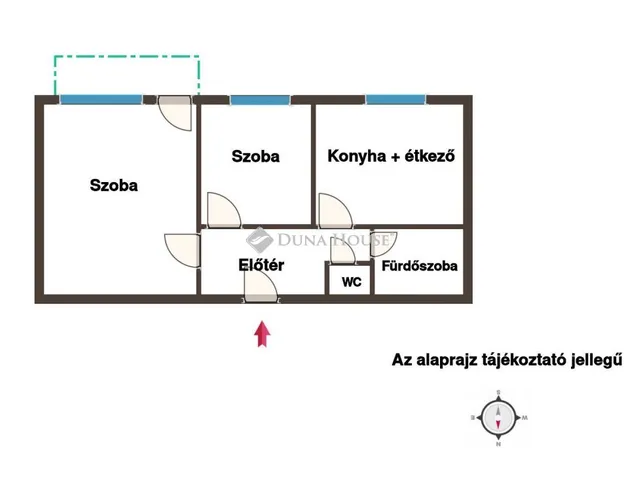 Eladó lakás Balatonföldvár, Dobó Katica utca 50 nm