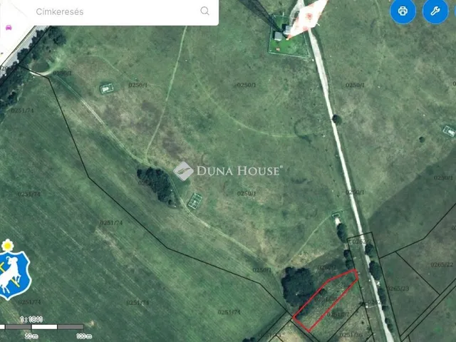 Eladó telek Szigetszentmiklós 1268 nm