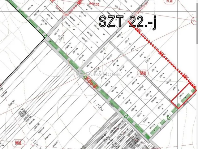 Eladó telek Szigetszentmiklós 1749 nm