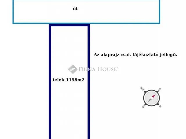 Eladó telek Szigetszentmiklós 1198 nm