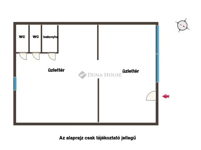 Kiadó kereskedelmi és ipari ingatlan Szigetszentmiklós, Bajcsy-Zsilinszky utca 67 nm