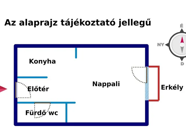 Eladó lakás Budapest VIII. kerület 34 nm