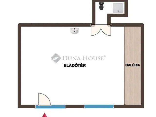 Kiadó kereskedelmi és ipari ingatlan Budapest VIII. kerület 40 nm