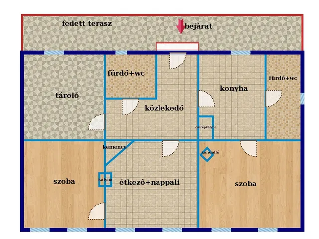 Eladó ház Rádóckölked 125 nm