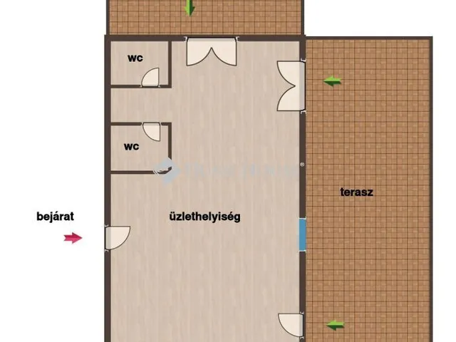 Kiadó kereskedelmi és ipari ingatlan Szombathely, Síp utca 56 nm