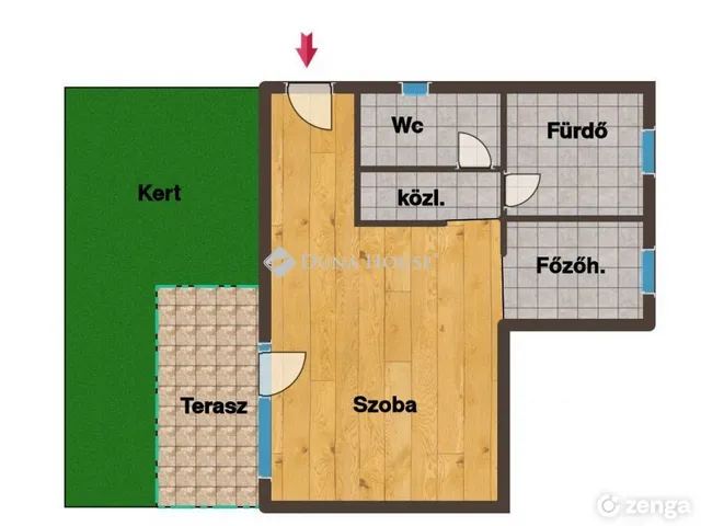 Eladó lakás Hévíz, Egregyi utca 32 nm