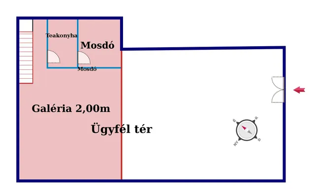 Eladó kereskedelmi és ipari ingatlan Budapest VII. kerület 50 nm