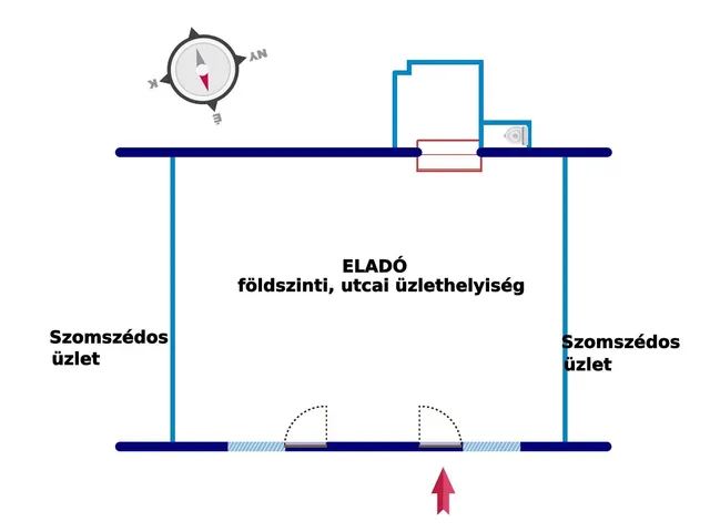 Eladó kereskedelmi és ipari ingatlan Budapest XIII. kerület 55 nm