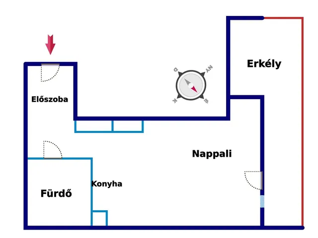 Eladó lakás Budapest XIII. kerület 46 nm