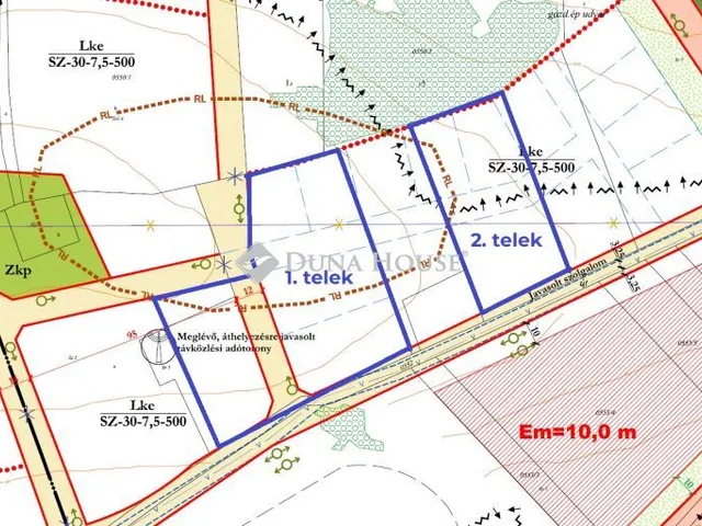 Eladó telek Eger 11852 nm