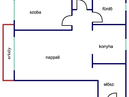 Eladó lakás Budapest XIII. kerület 56 nm