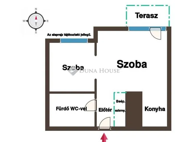 Kiadó lakás Budapest II. kerület 30 nm